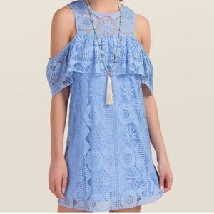 Cecile Cold Shoulder Lace Dress